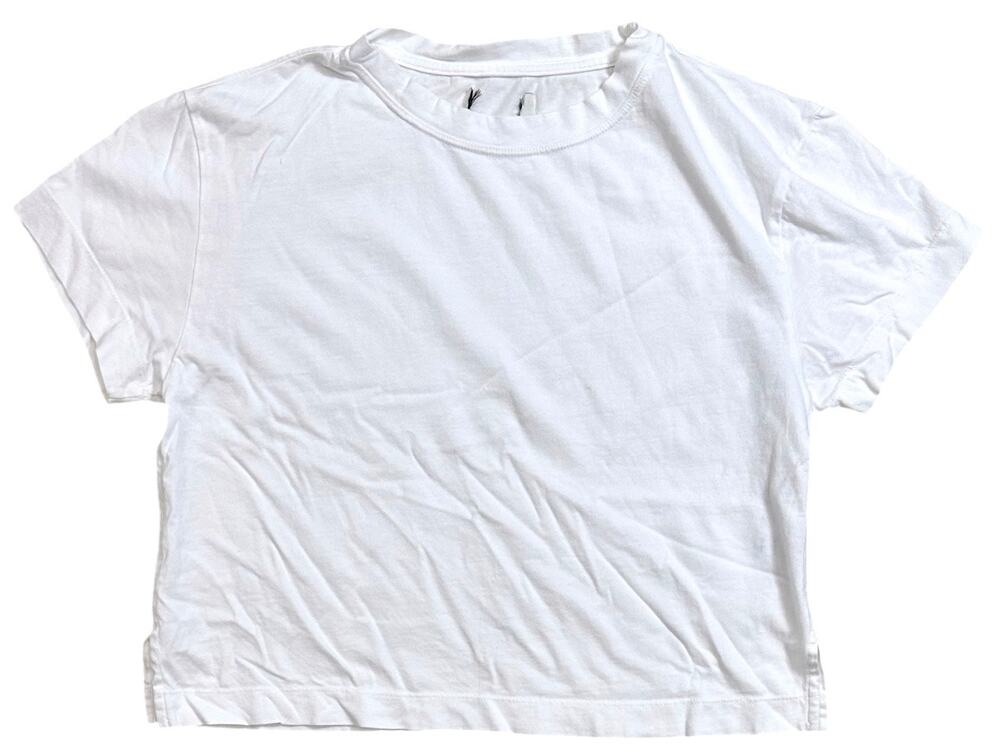 Rowan Women's Reagan Short Sleeve Oversized Boyfriend Top Tee T-Shirt in White